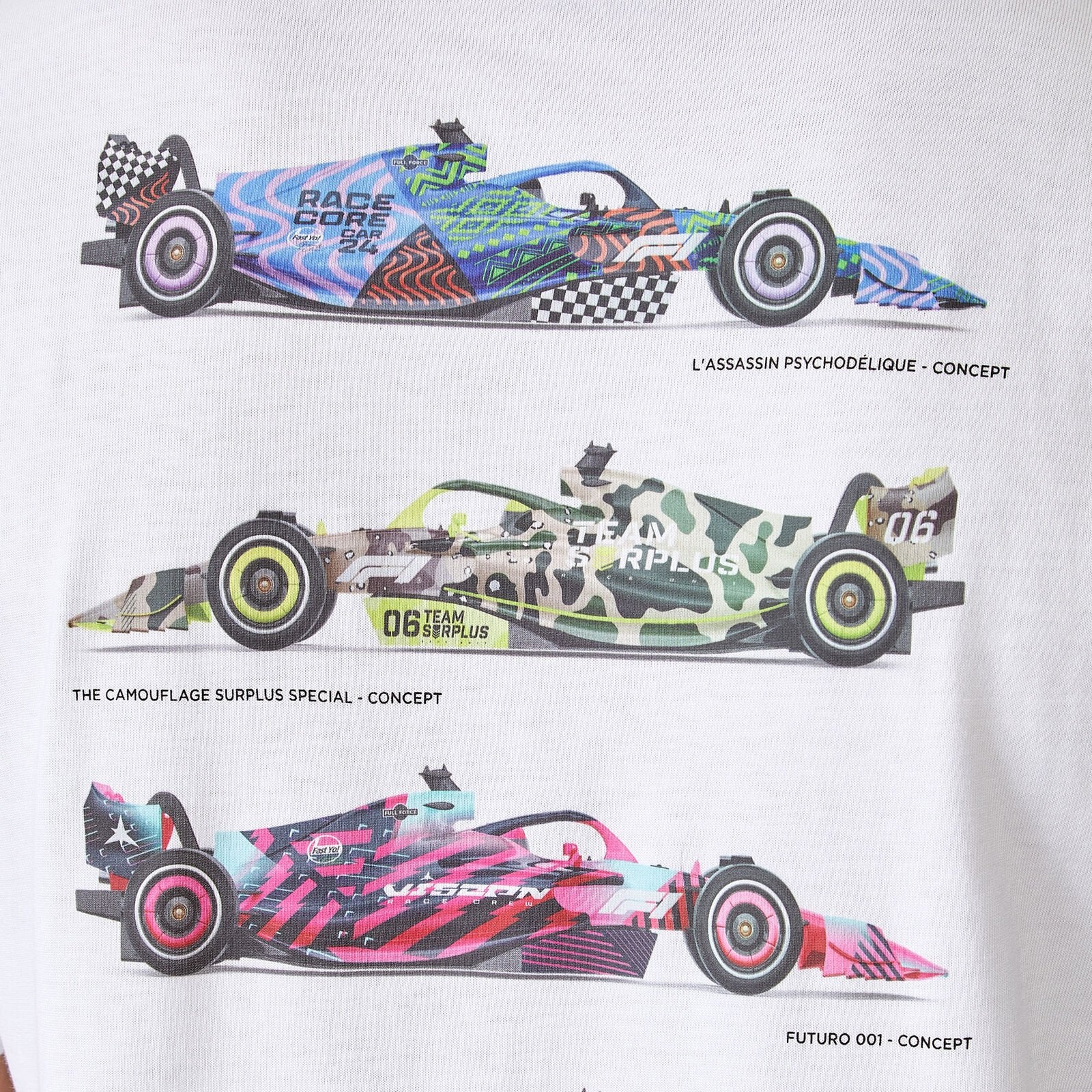 Car Graphic T-shirt - F1 Collection