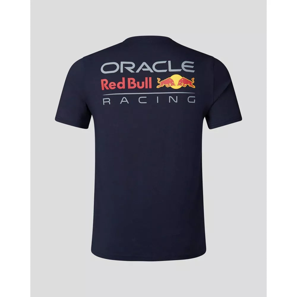 Oracle Red Bull Racing Unisex Core T-Shirt Full Colour Logo - Night Sky